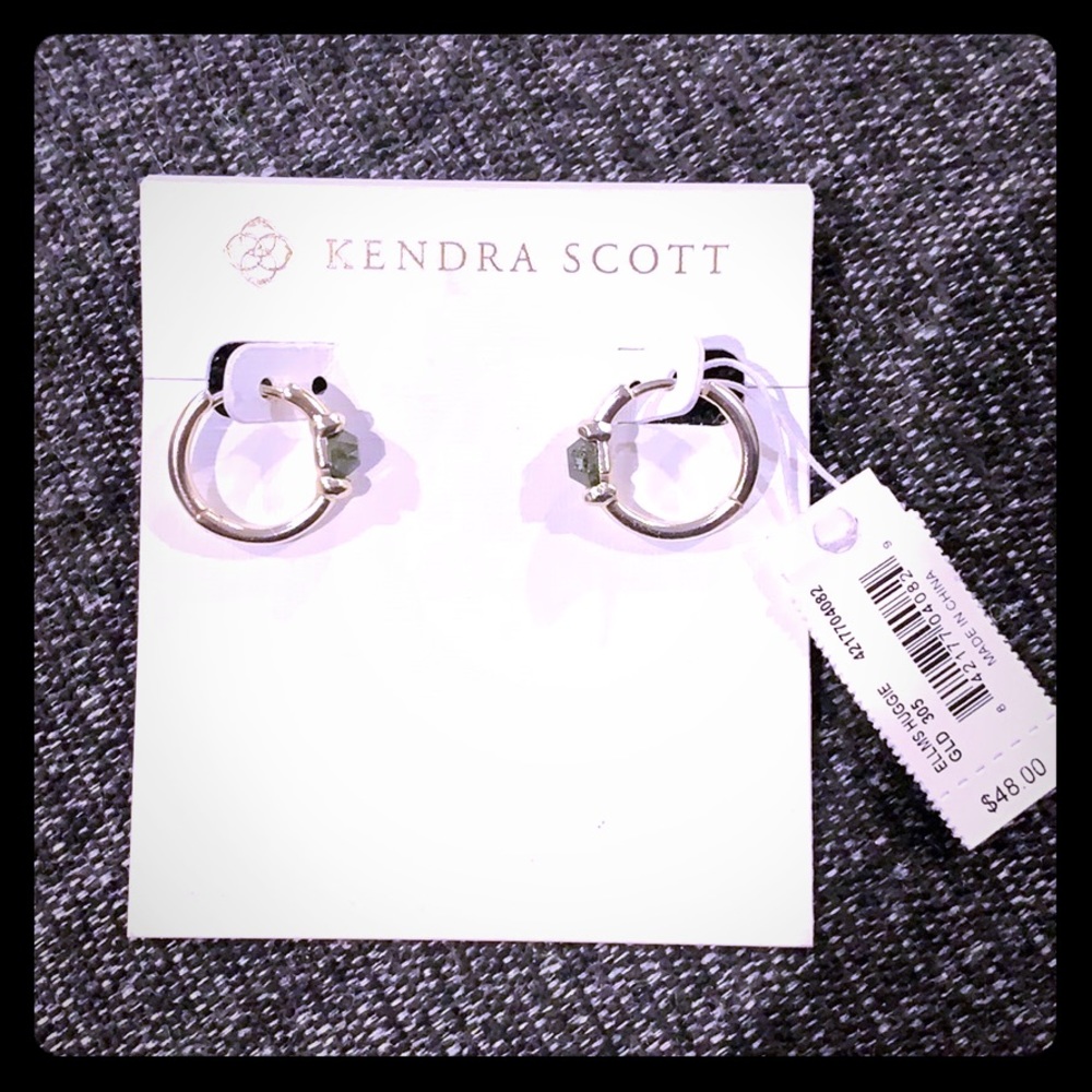 KENDRA SCOTT ELLMS HUGGIE EARRINGS *NEW*